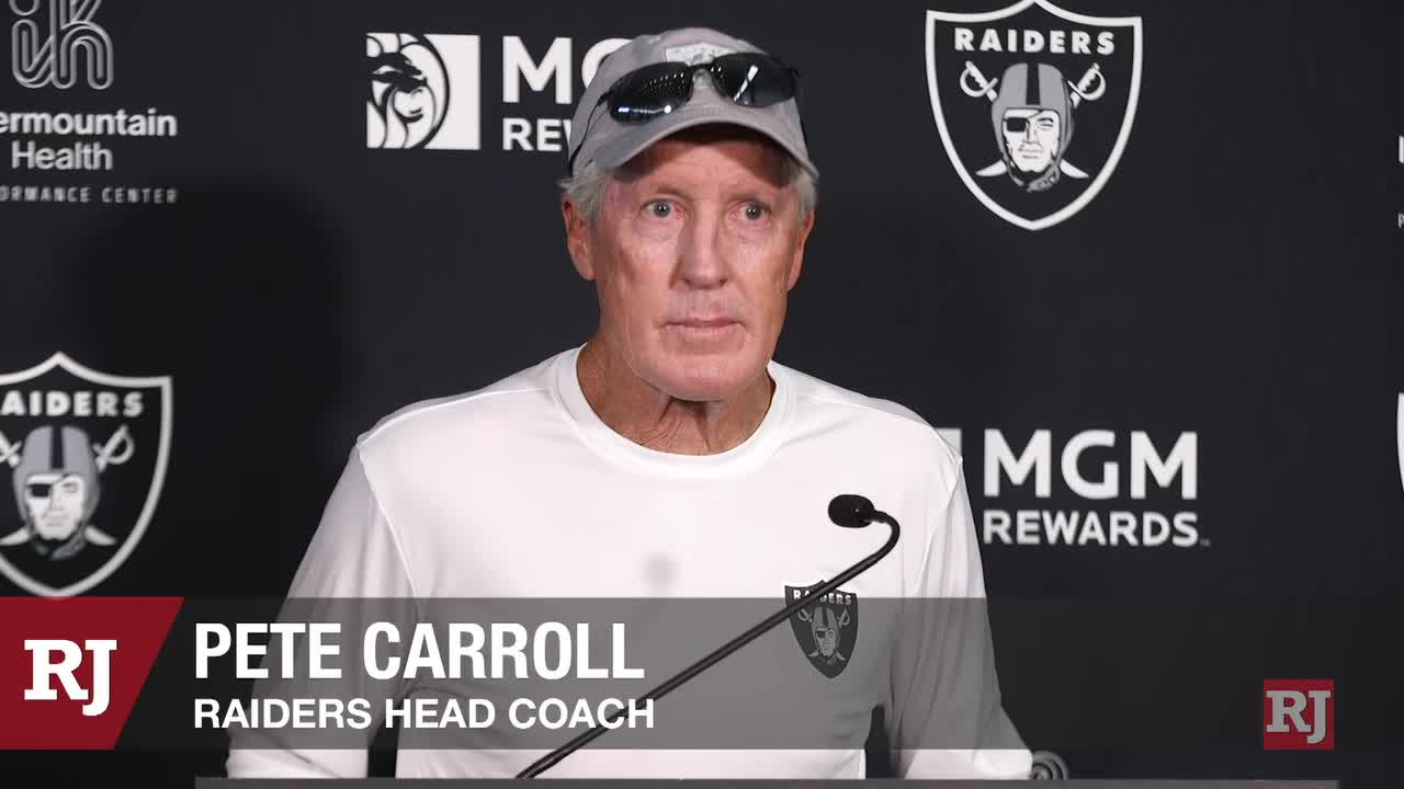Raiders Press Conference with Pete Carroll