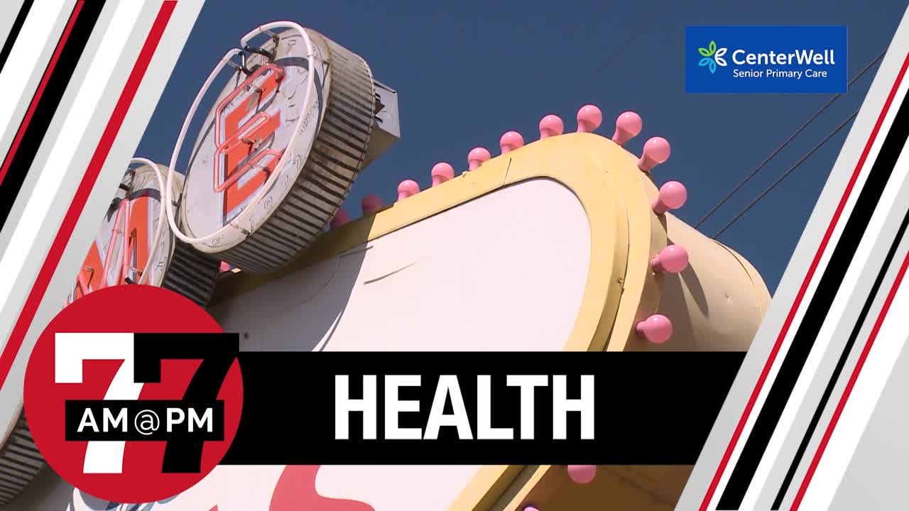 Las Vegas Sign goes pink for breast cancer awareness