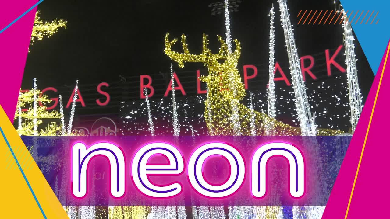 Immersive holiday maze at Las Vegas Ballpark