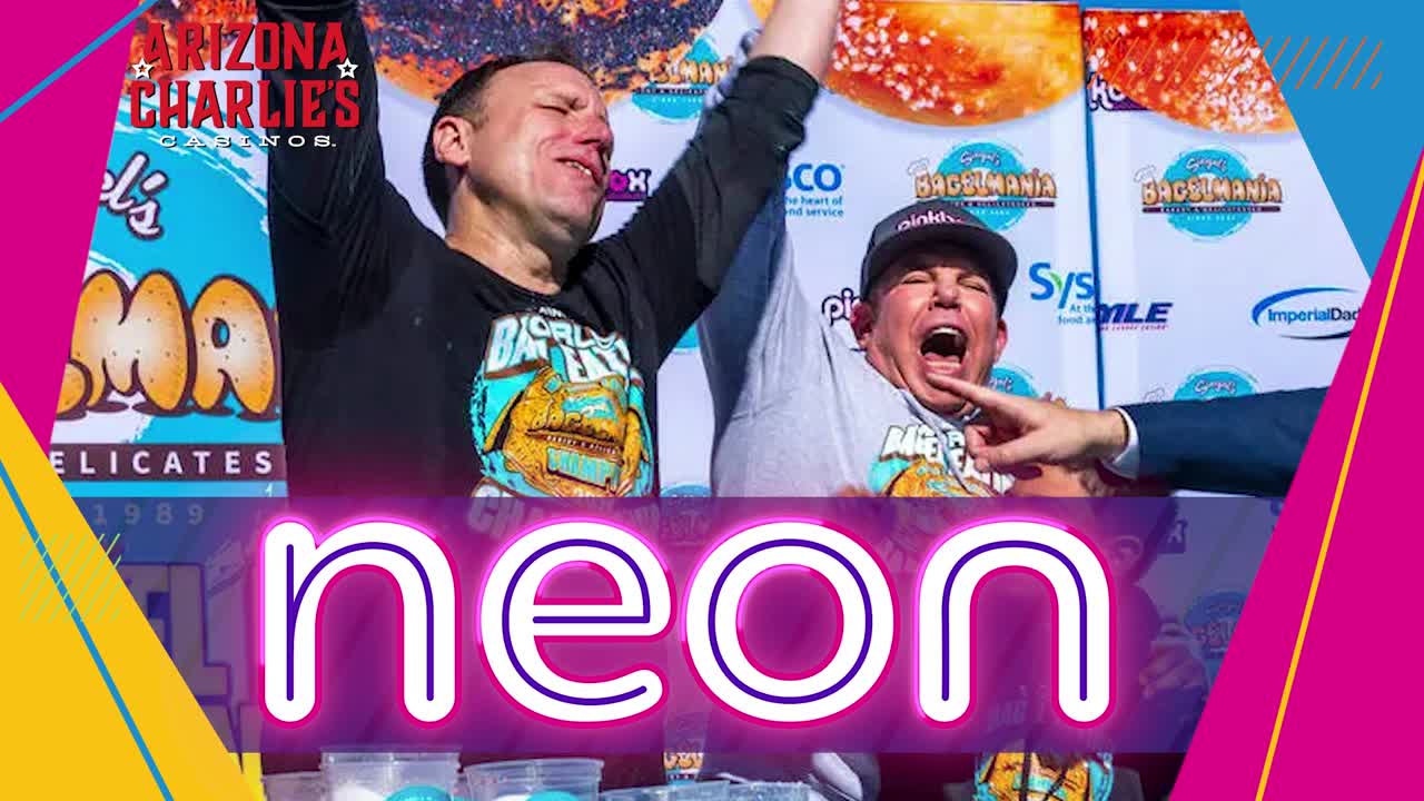 Joey Chestnut holds off stiff challenge in bagel victory