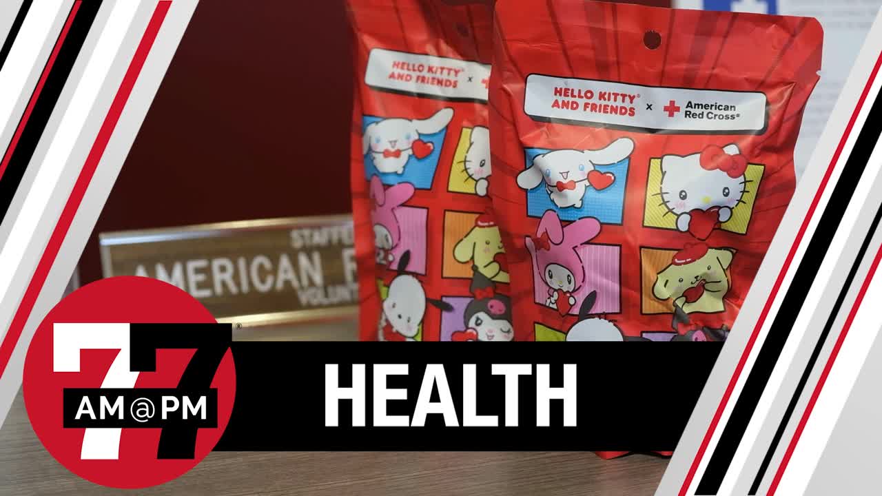 Get a Hello Kitty plush by donating blood