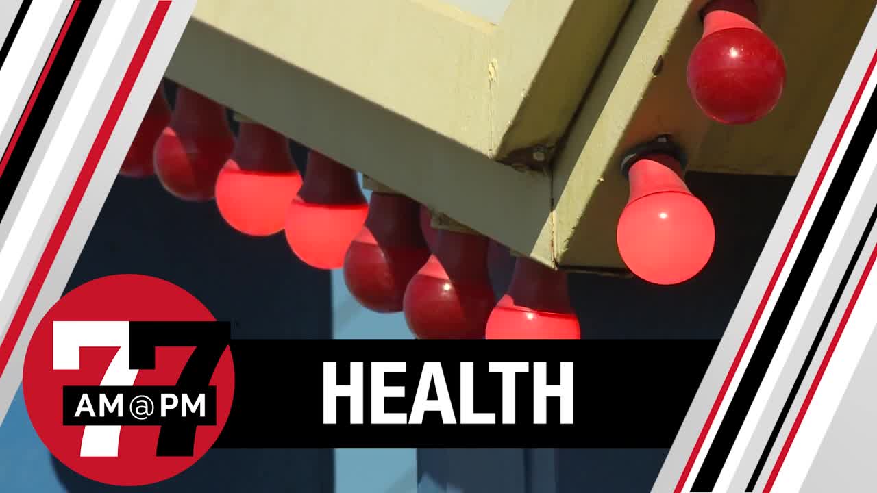 Las Vegas sign lit red for FASD Awareness Day