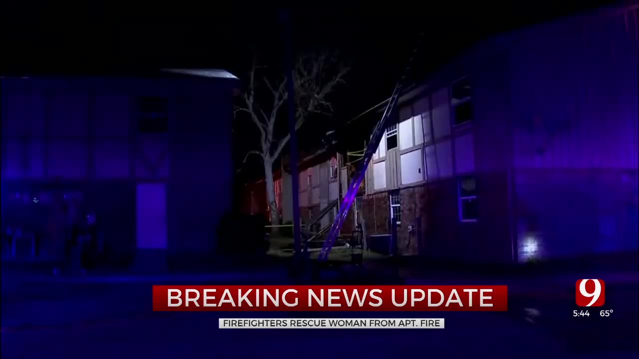 Woman Rescued From Burning Apartment In NW Oklahoma City