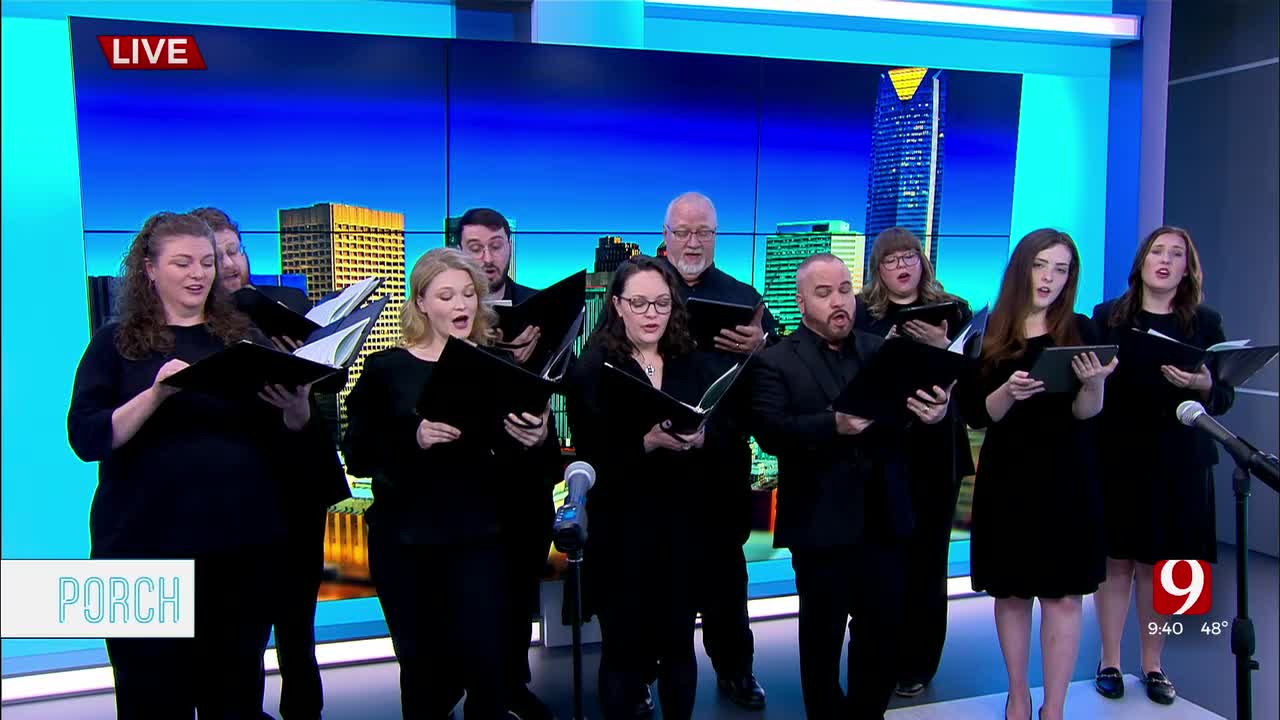 Canterbury Voices Performs On The Porch Ahead Of ‘Concert For All The Saints (Especially Patrick)’