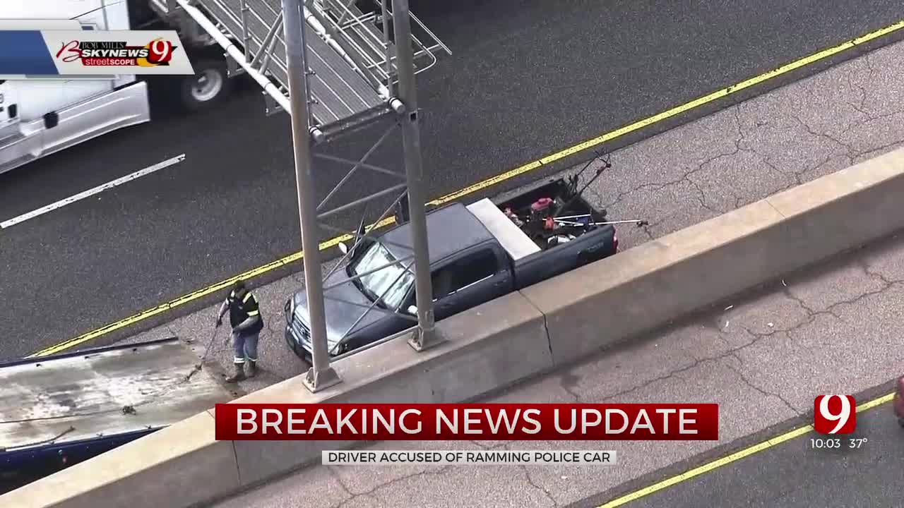 Man Accused Of Ramming Police Unit, Driving Stolen Vehicle In Custody