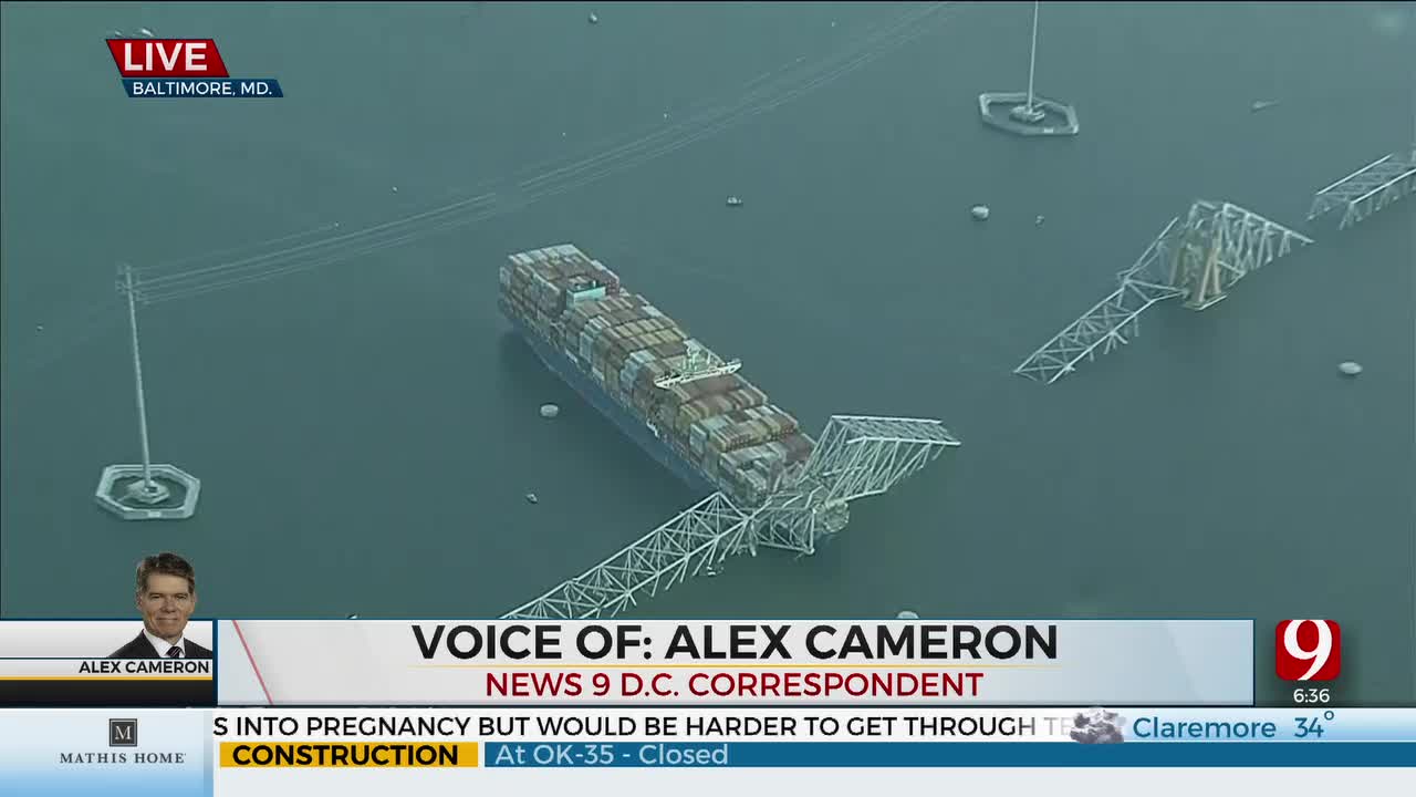 News 9's Alex Cameron On Maryland Bridge Collapse