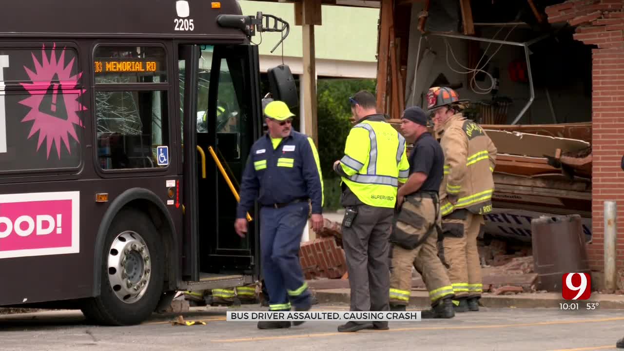 Oklahoma City Business Hit by Bus After Passenger Attacks Driver