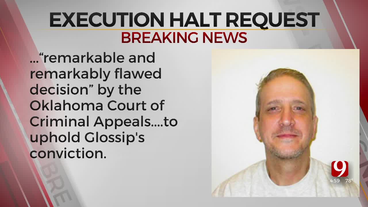 Oklahoma AG Files Brief With U.S. Supreme Court To Halt Glossip's Execution