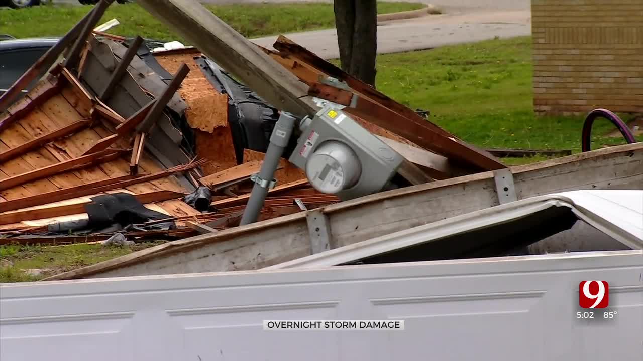Storm Damage In Stroud, Clean-Up Along The Turnpike- Tevis