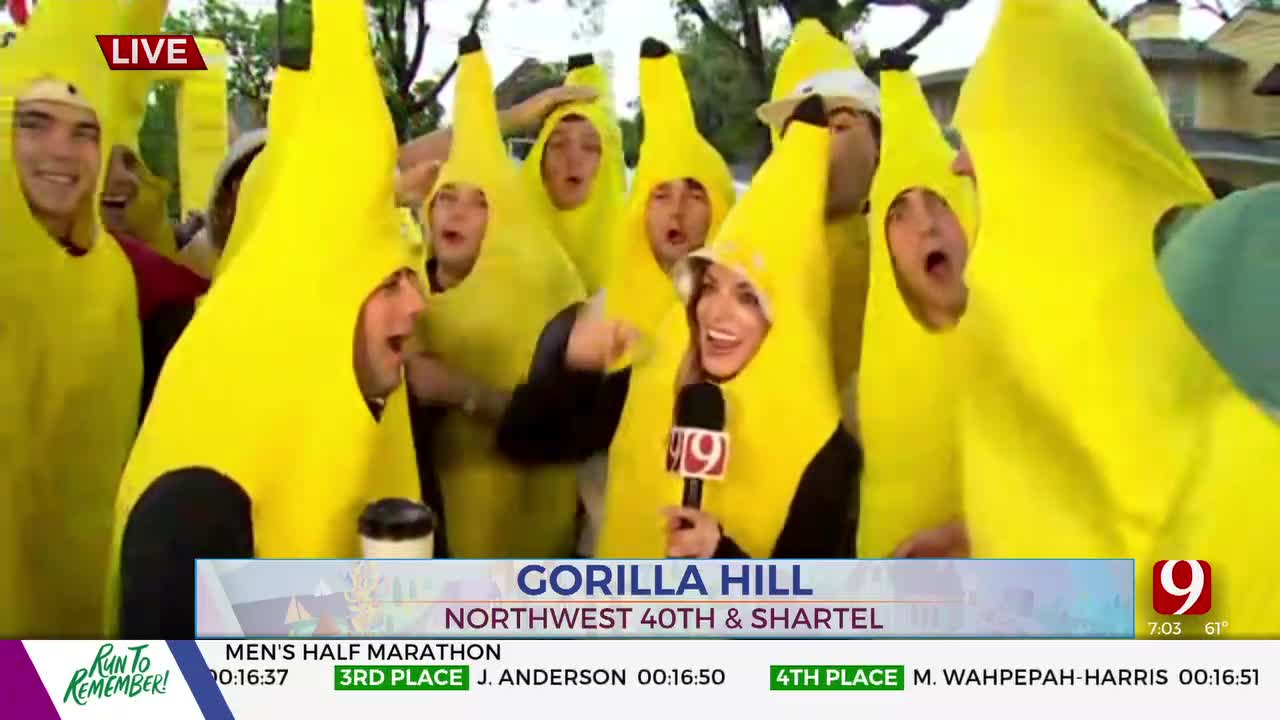 Gorilla Hill Welcomes Memorial Marathon Runners