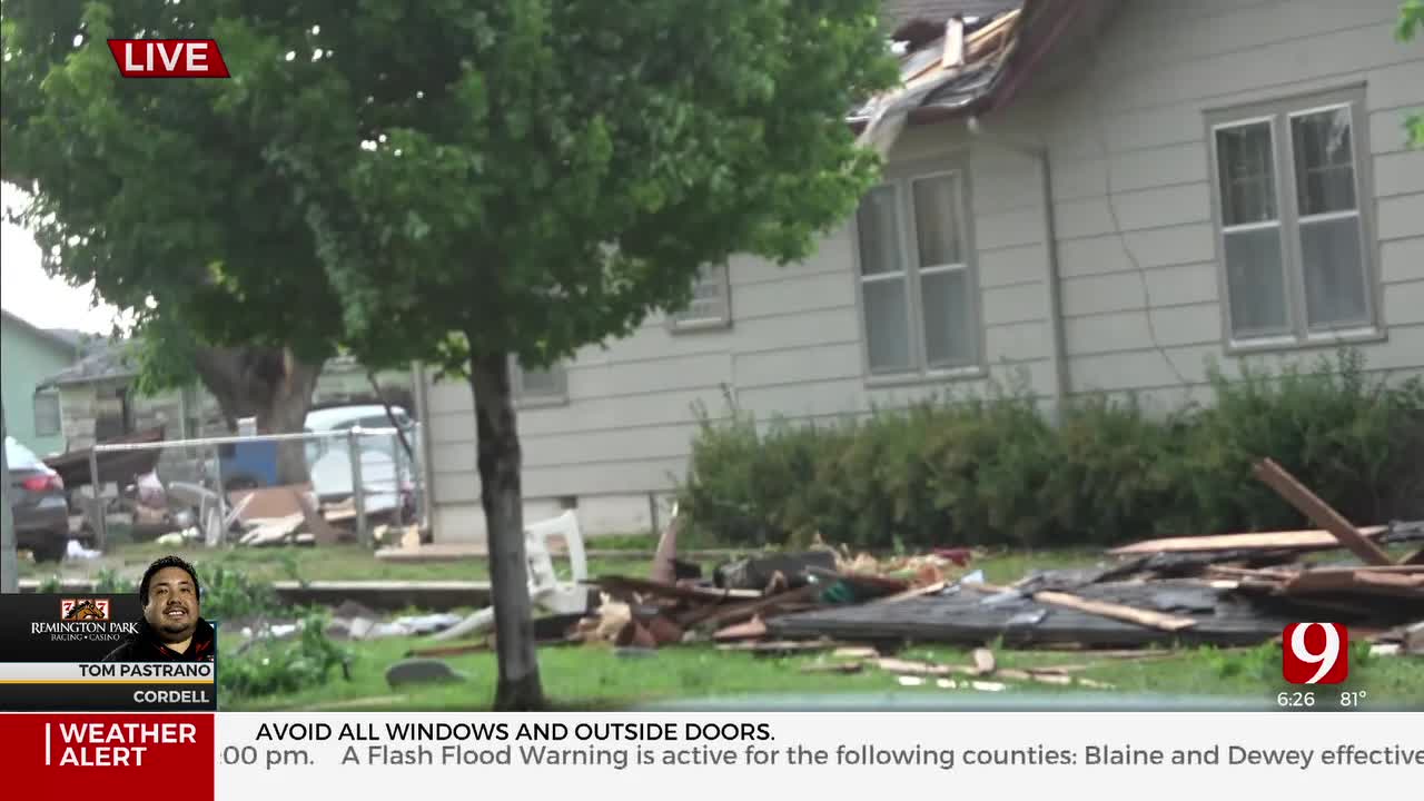 Southside Of Cordell Damage