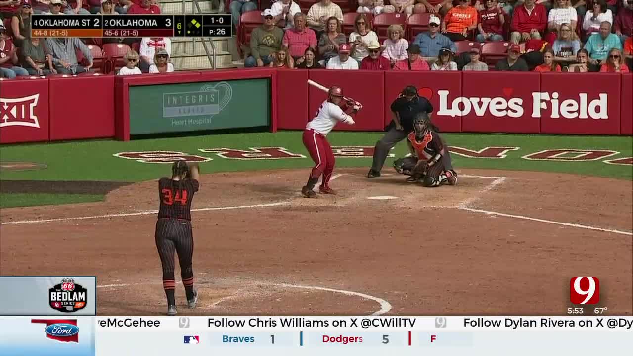 OU Softball Takes Bedlam Finale 8-2 On Senior Day