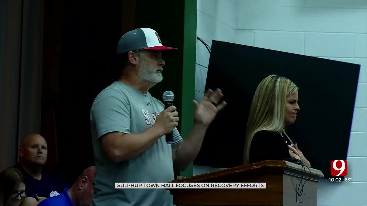 Disaster Agencies Hold Town Hall In Sulphur