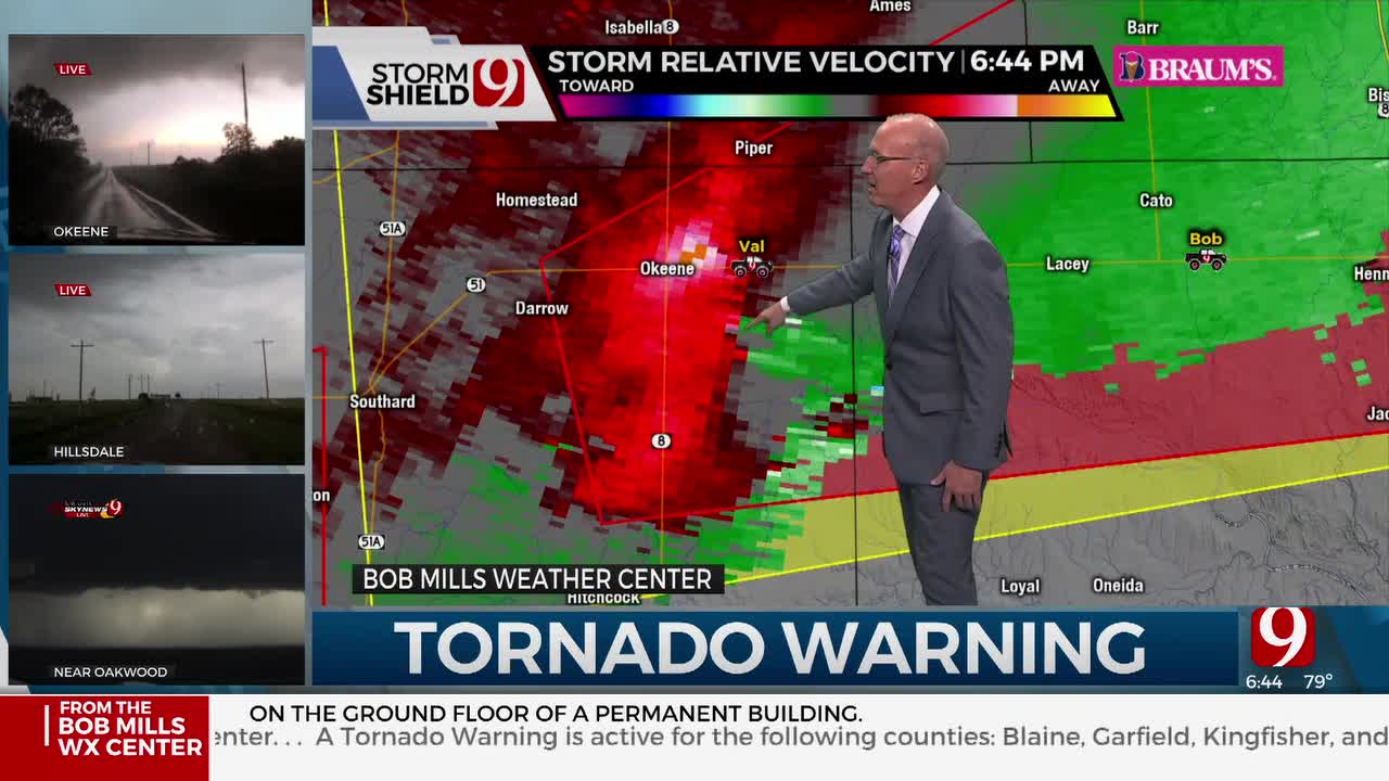 LIVE UPDATES: Confirmed Tornado, Warning Issued For Multiple Oklahoma Counties