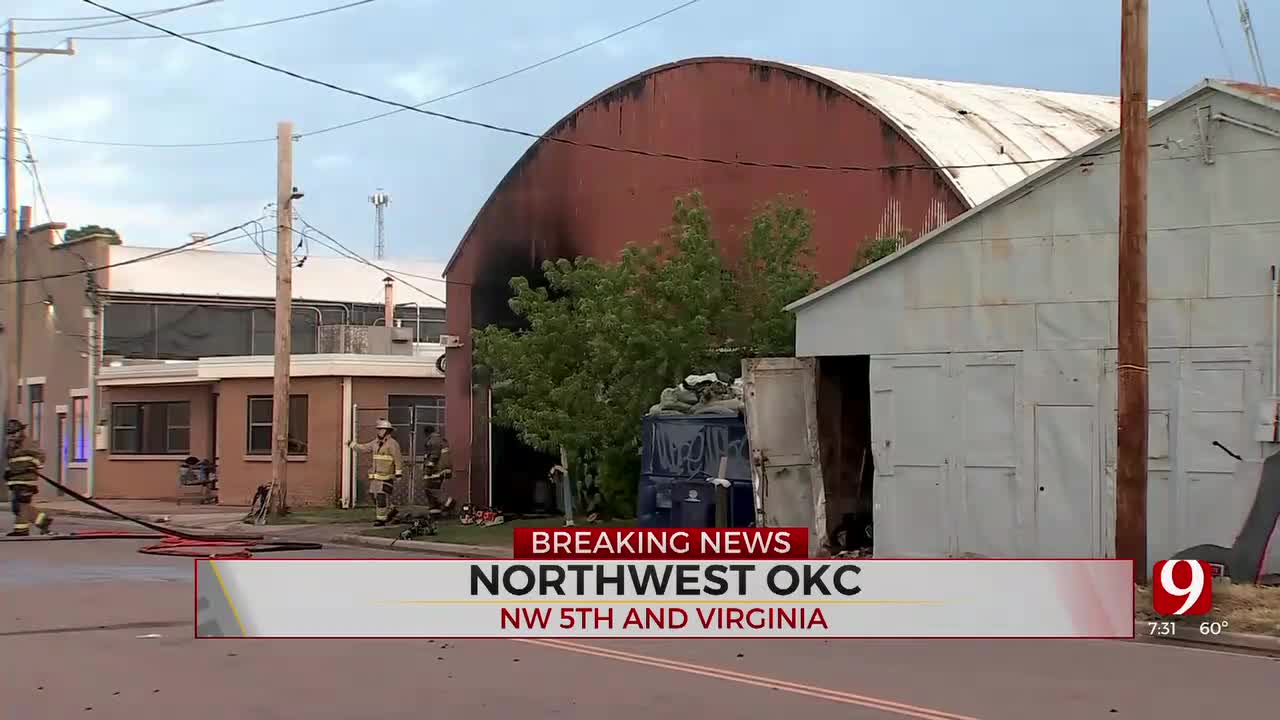 Warehouse Fire Put Out By Firefighters