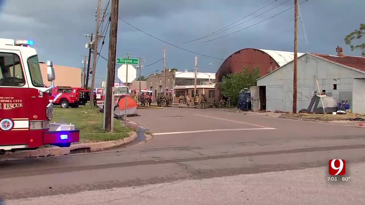 Warehouse Fire Put Out By Firefighters