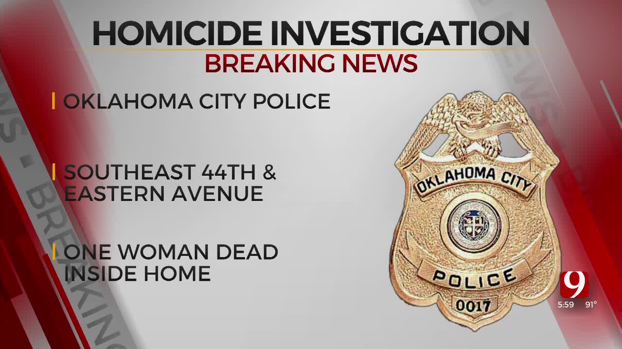 Oklahoma City Police Investigating Homicide