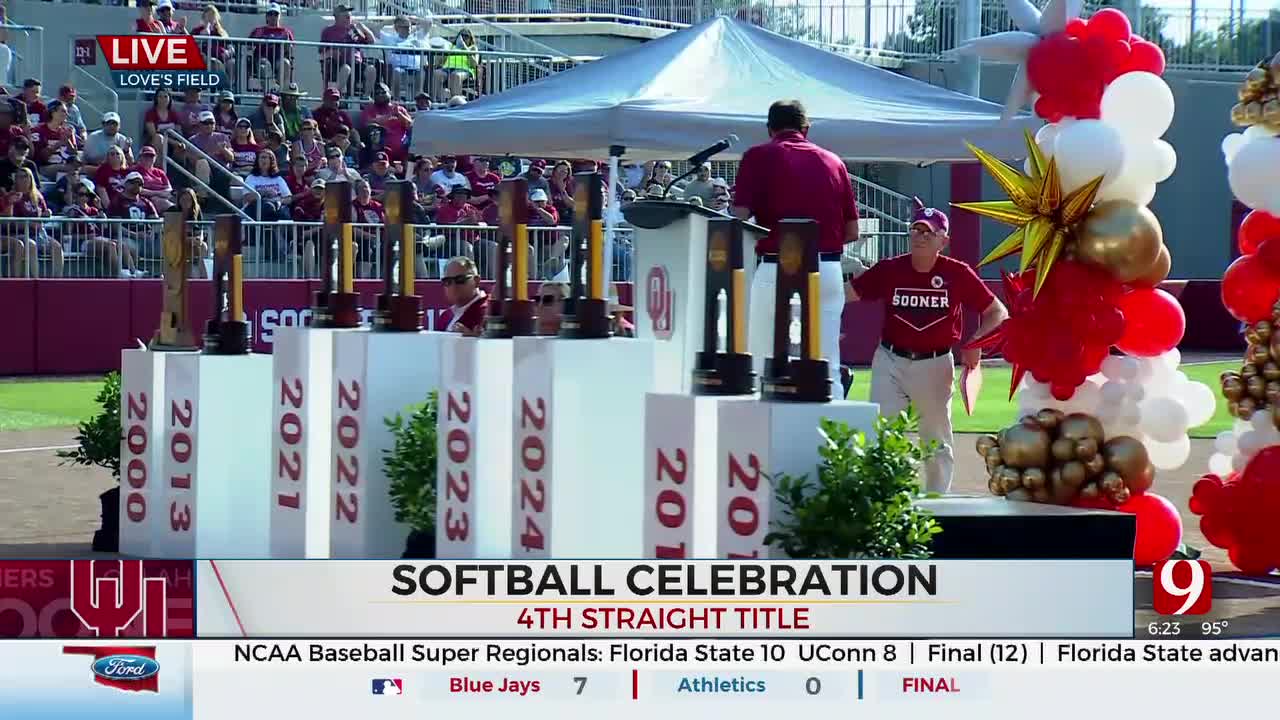 OU Softball Celebrates Another National Championship