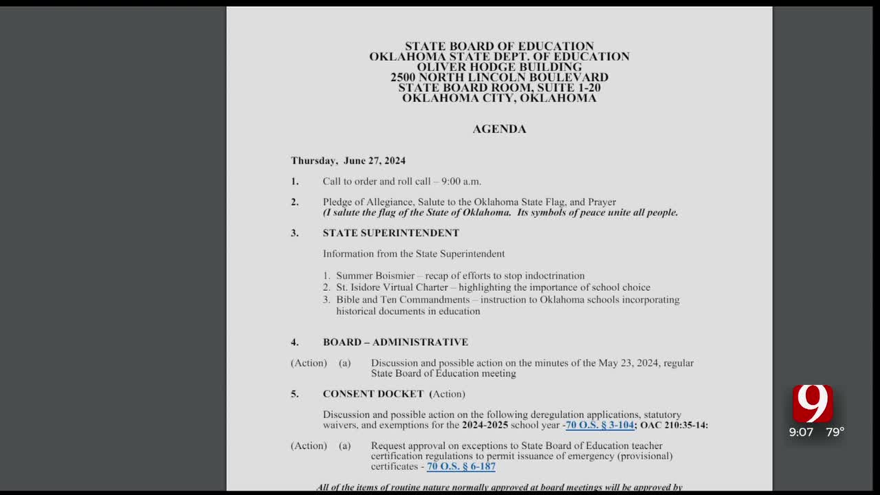 OSDE Meeting: State Superintendent Walters Announces Memo To Require ...