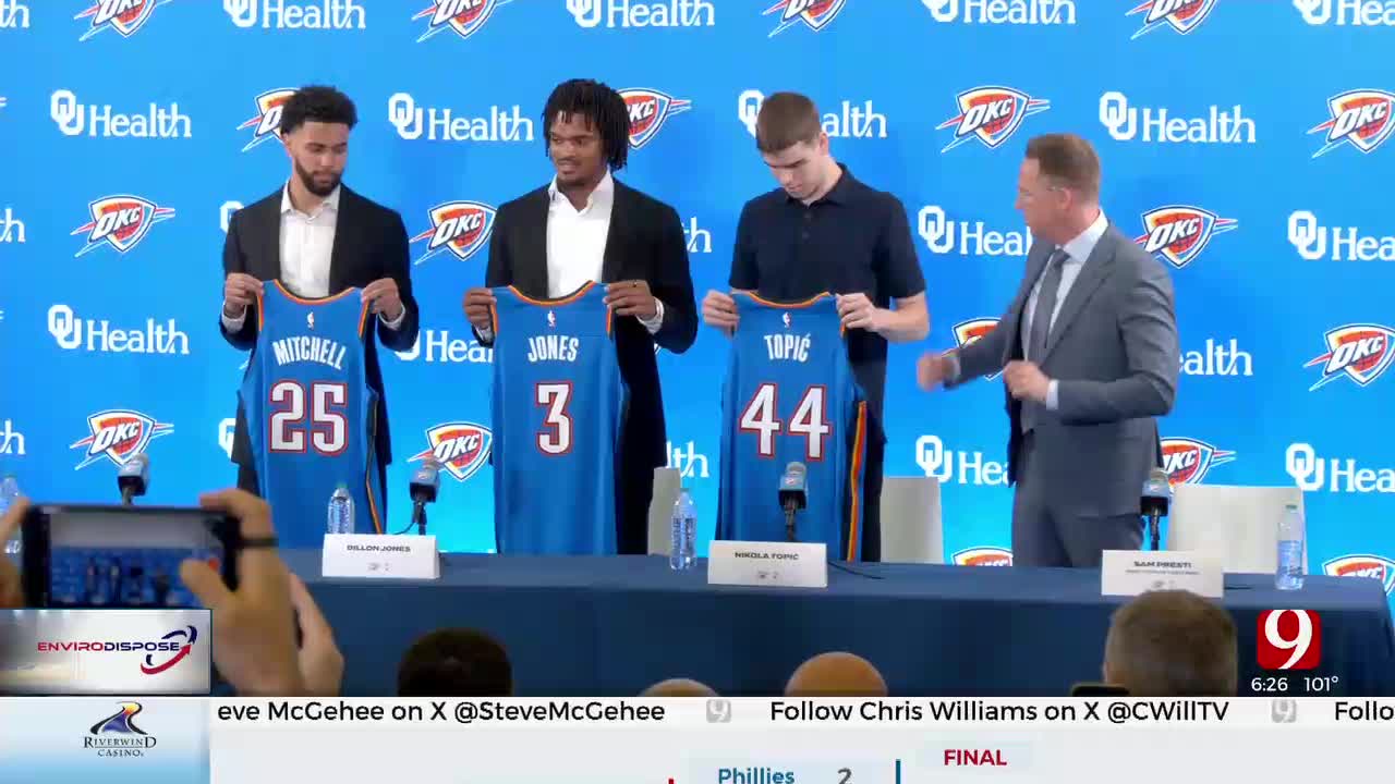 OKC Thunder Introduce 2024 Draft: Get To Know The Rookie Class