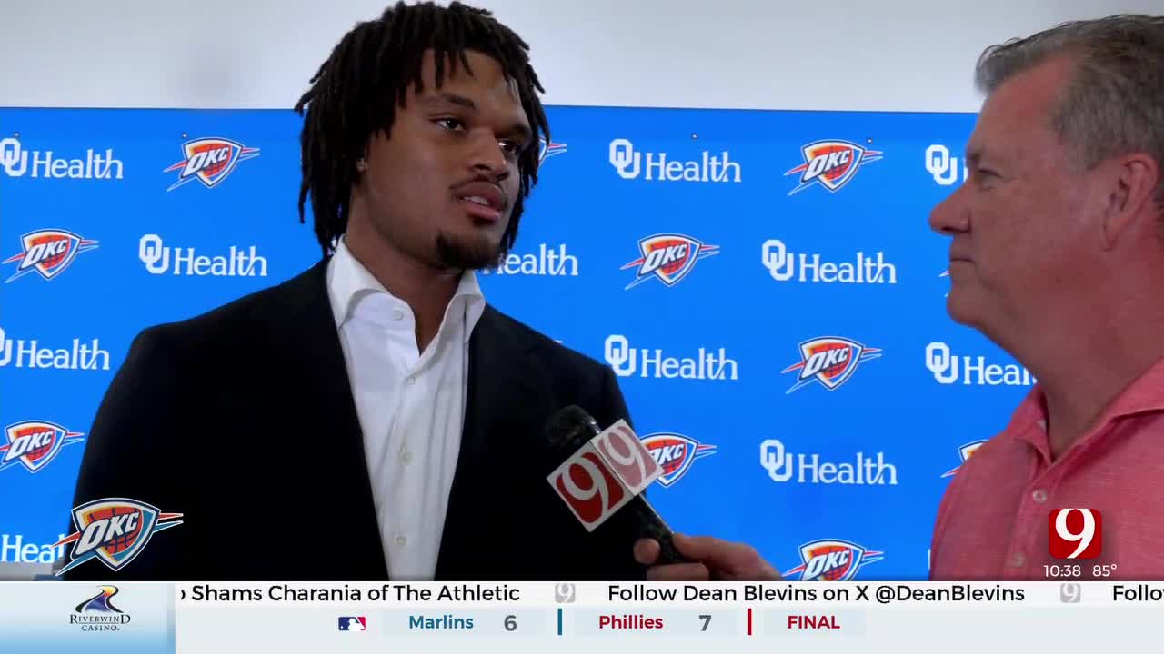 OKC Thunder Introduce The 2024 Rookie Draft Class