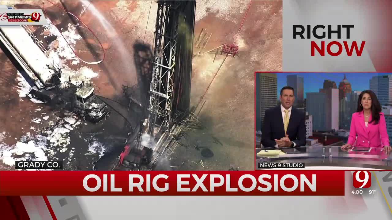 3 Injured In Bradley Oil Rig Explosion