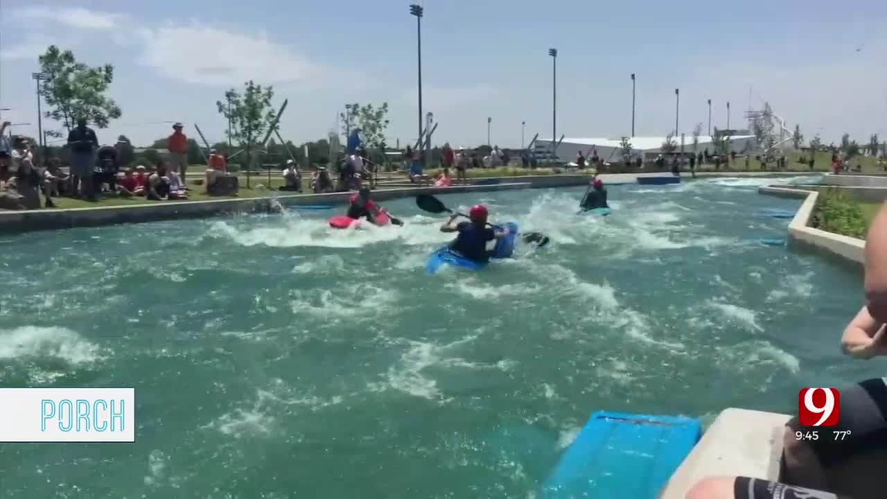 Riversport Shares Opportunities To Kayak In Oklahoma City On The Porch