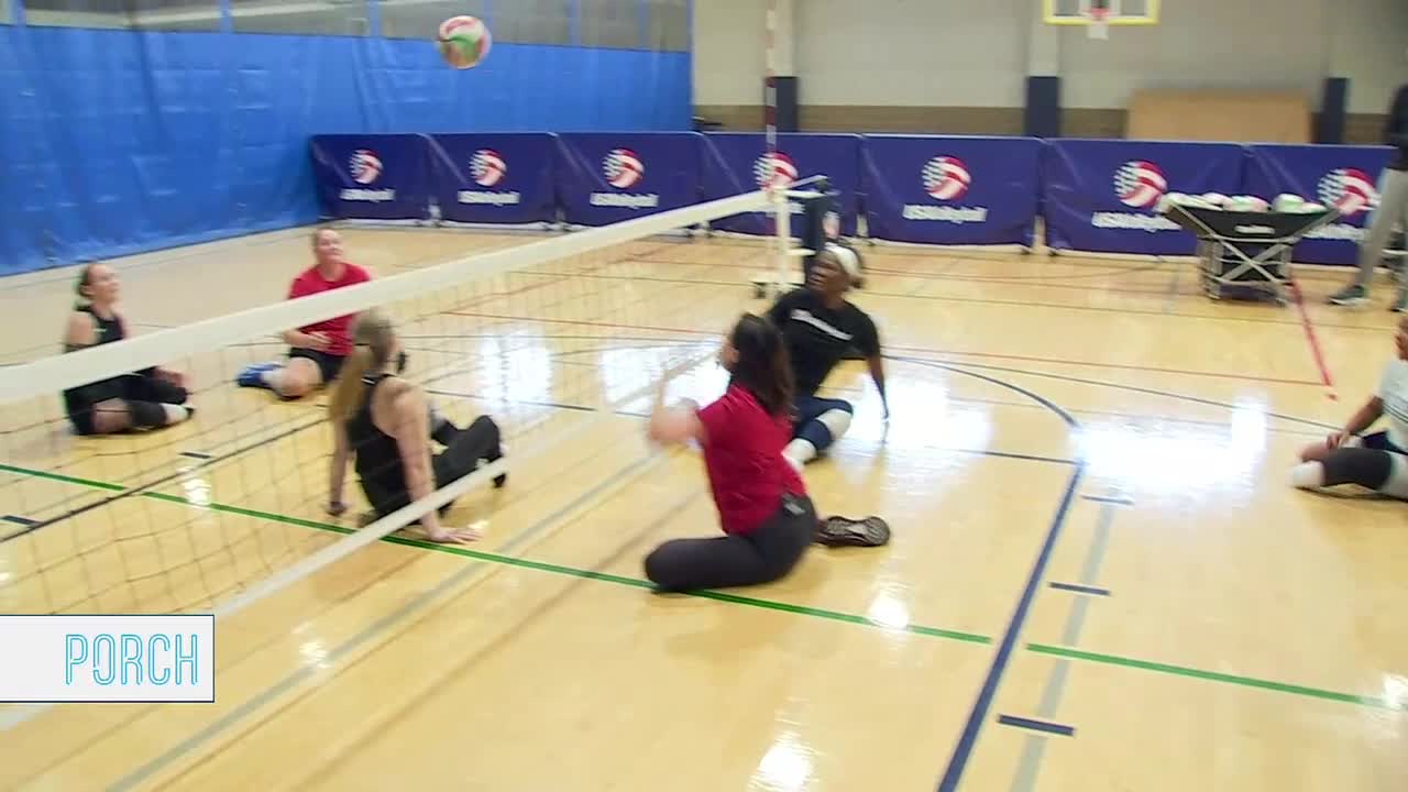 Local Athlete Prepares For Paralympic Games, Talks Sitting Volleyball On The Porch