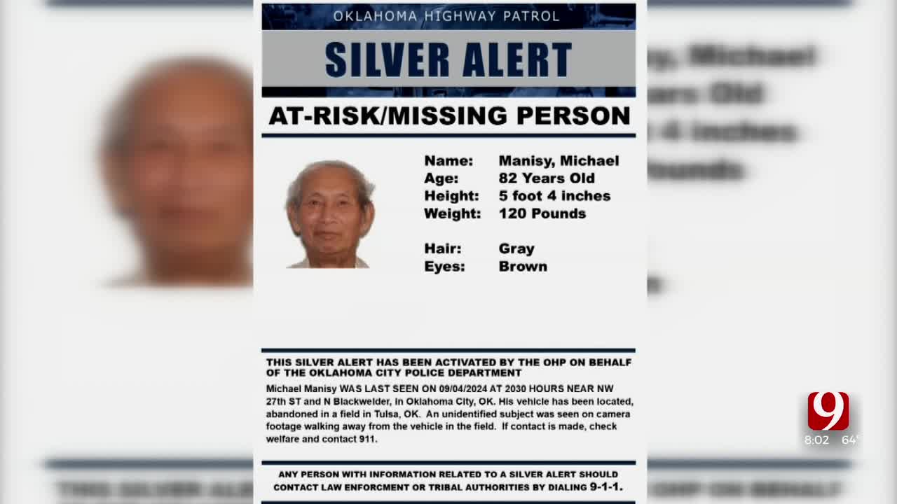 Silver Alert: 82-Year-Old Michael Manisy