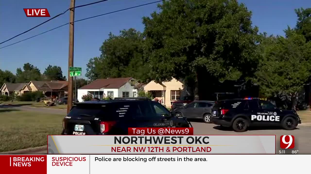 Bomb Squad Gives All-Clear After Reports Of Possible Explosive At NW OKC Home