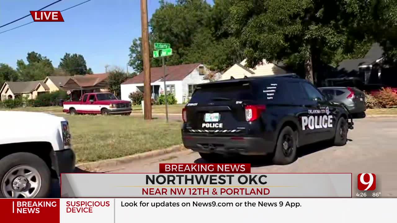 Bomb Squad On Scene Of Possible Explosive At NW OKC Home