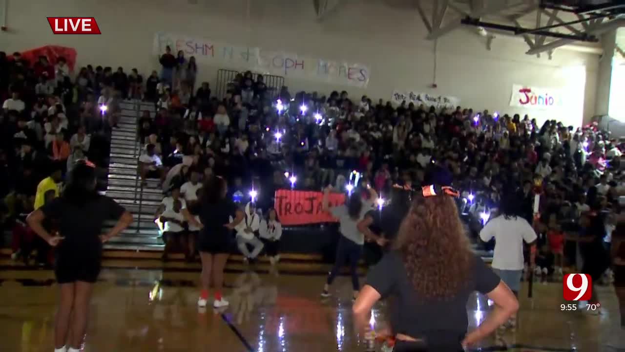 The Porch Visits Pep Rallies Ahead Of Millwood-Frederick Douglass High School Football Matchup