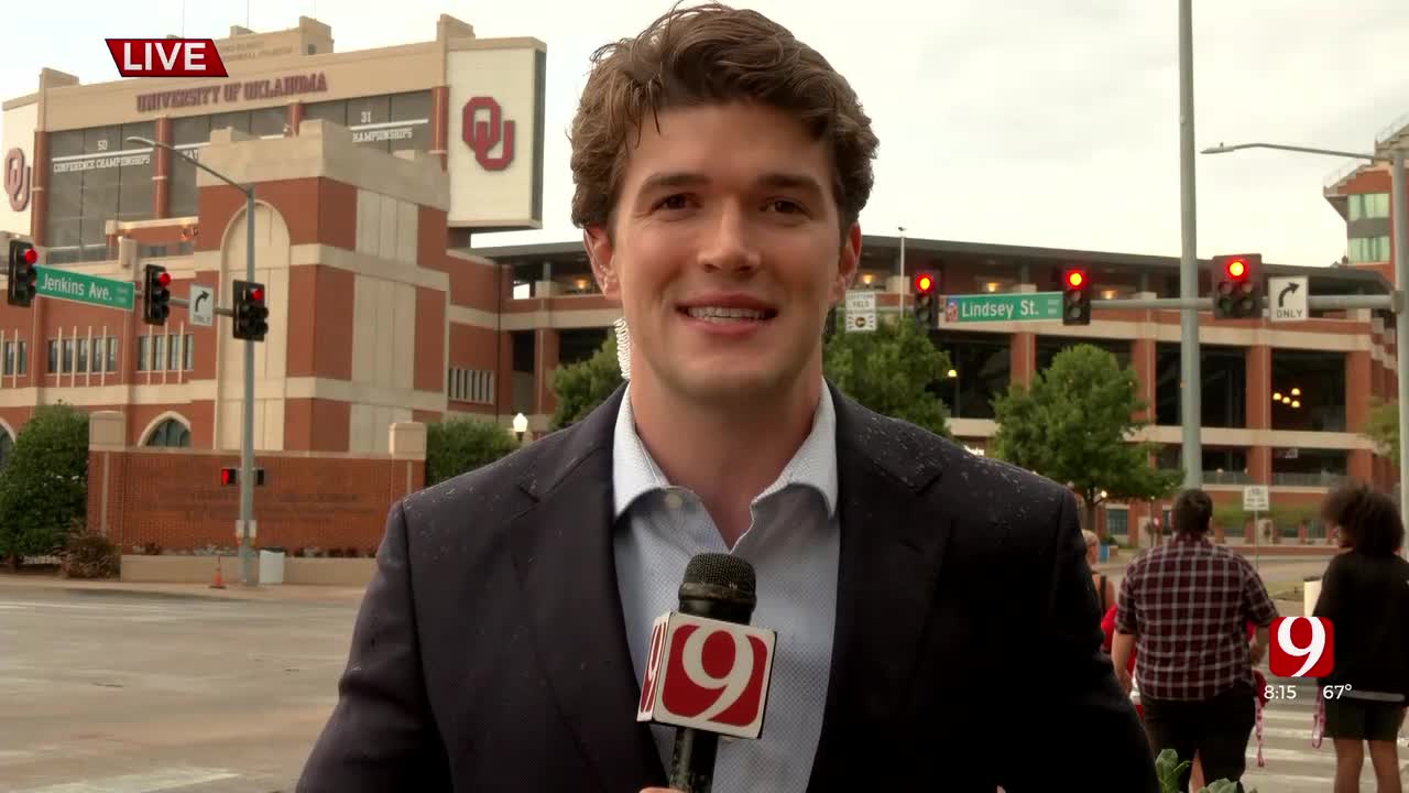 News 9's Chris Williams Previews OU-Tulane Live From Norman