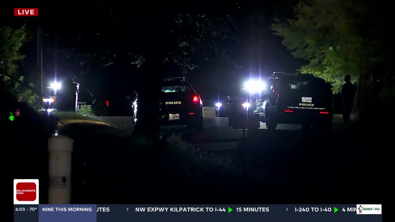 Police Surround NE Oklahoma City Home Following Possible Shooting