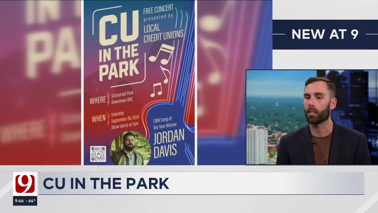 Local credit unions are hosting a free Jordan Davis concert at Scissortail Park