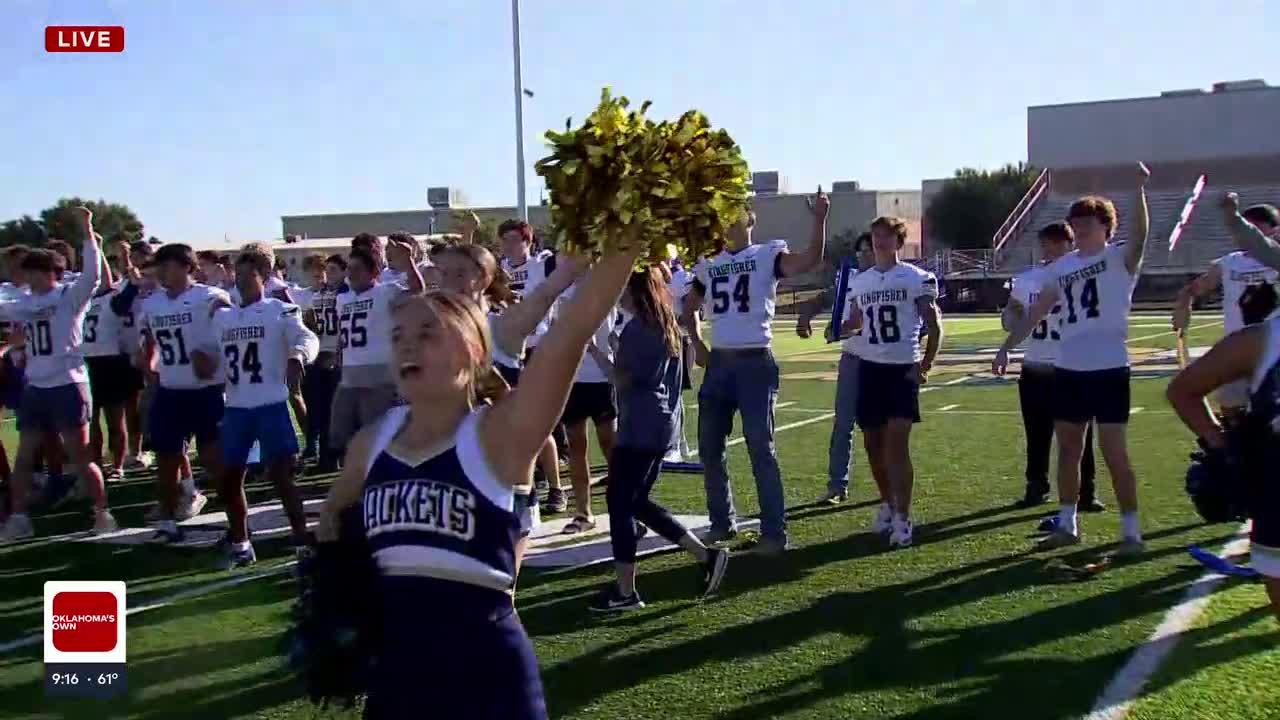 Kingfisher High School Holding Pep Rally Ahead Of Matchup With Pauls Valley