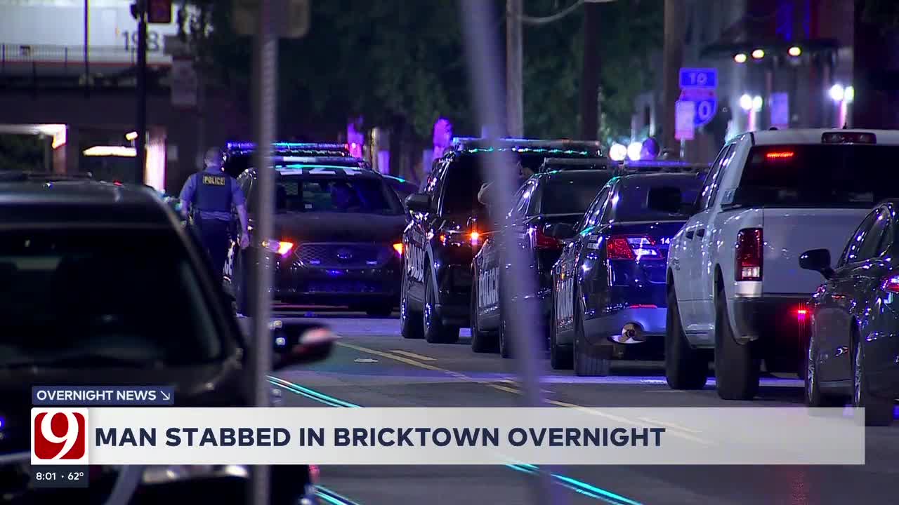 Man Stabbed In Bricktown, Suspect Search Underway