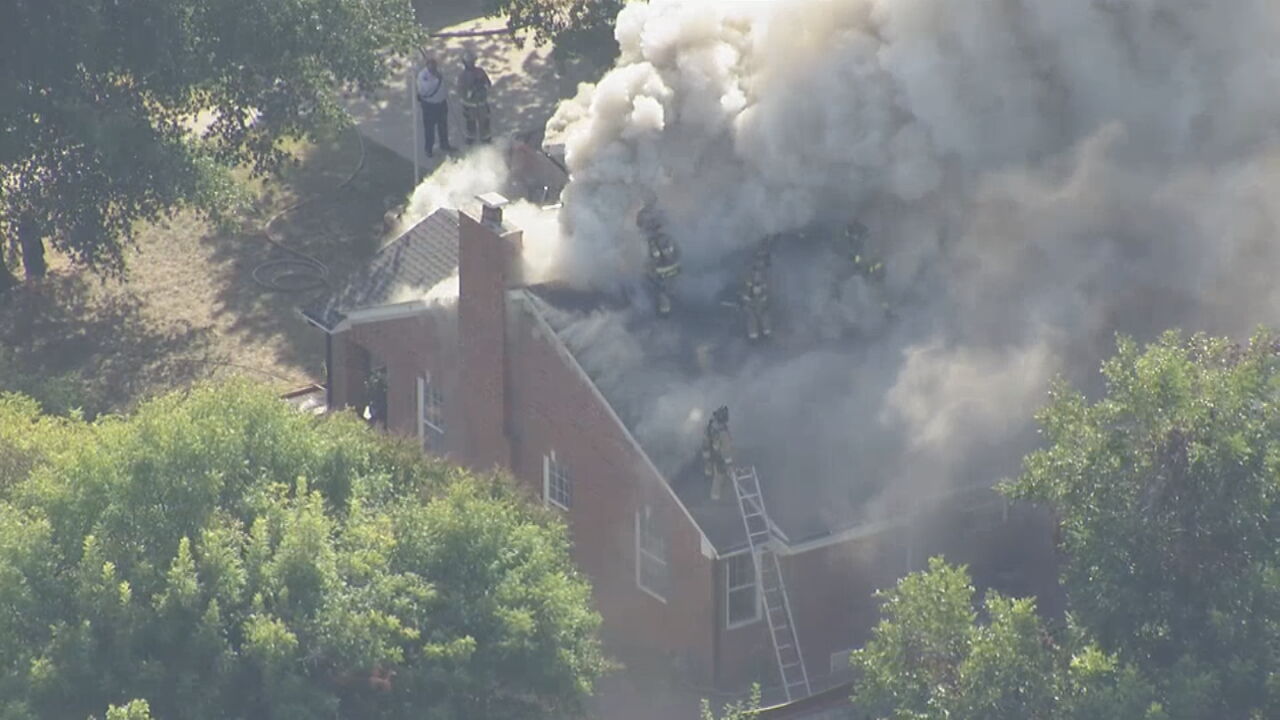 Firefighters Respond To House Fire In NW Oklahoma City