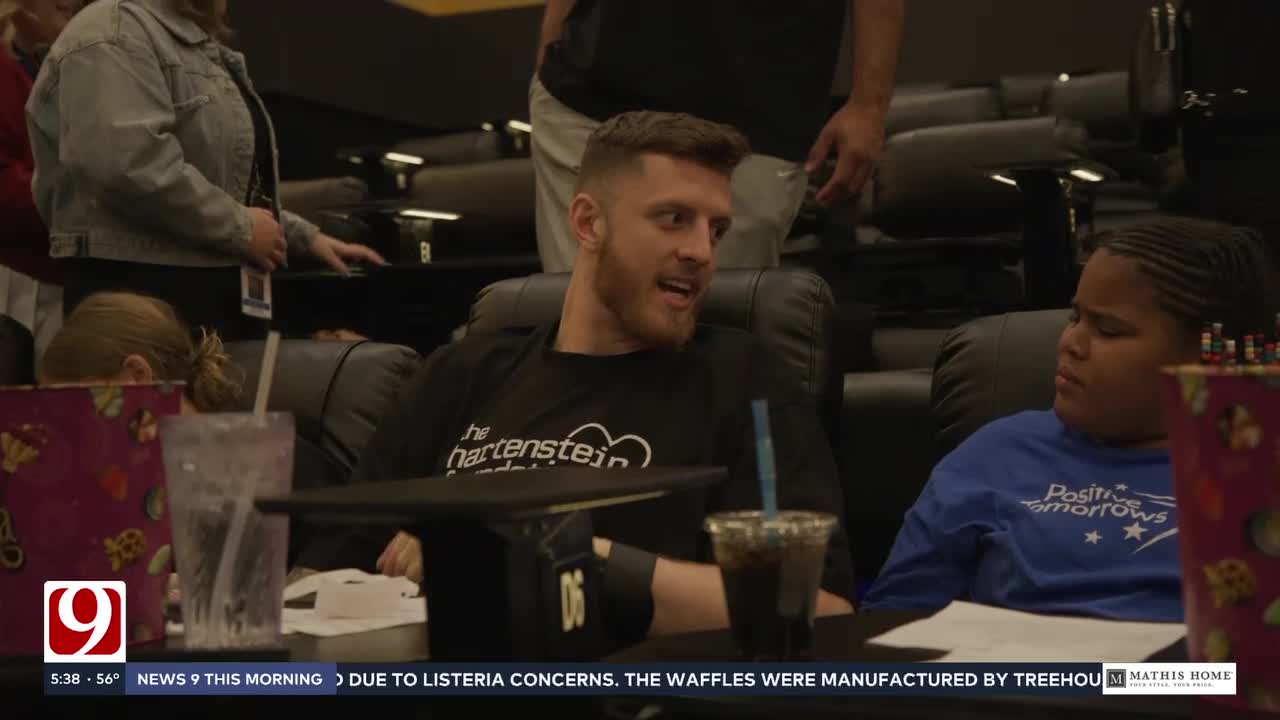 Oklahoma City Thunder Center Isaiah Hartenstein Treats Local Children