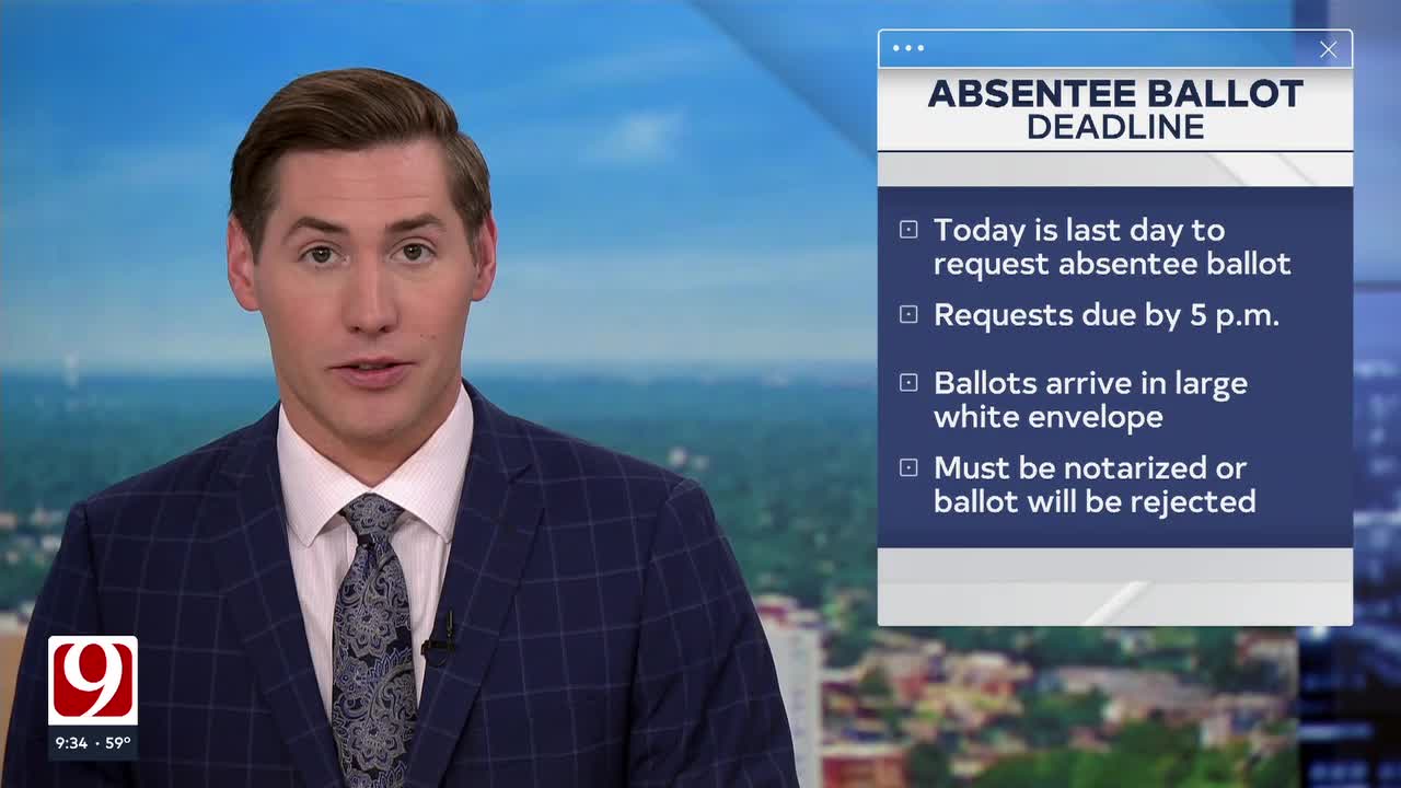 Monday Marks Deadline for Oklahomans to Submit Absentee Ballots