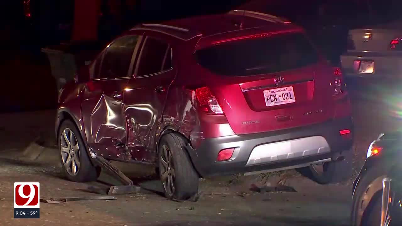 Surveillance Footage Captures Rollover Crash In Del City Neighborhood