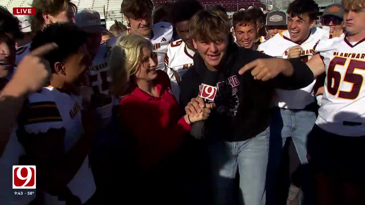 Blanchard High School Students Show Spirit Ahead Of Tuttle Matchup