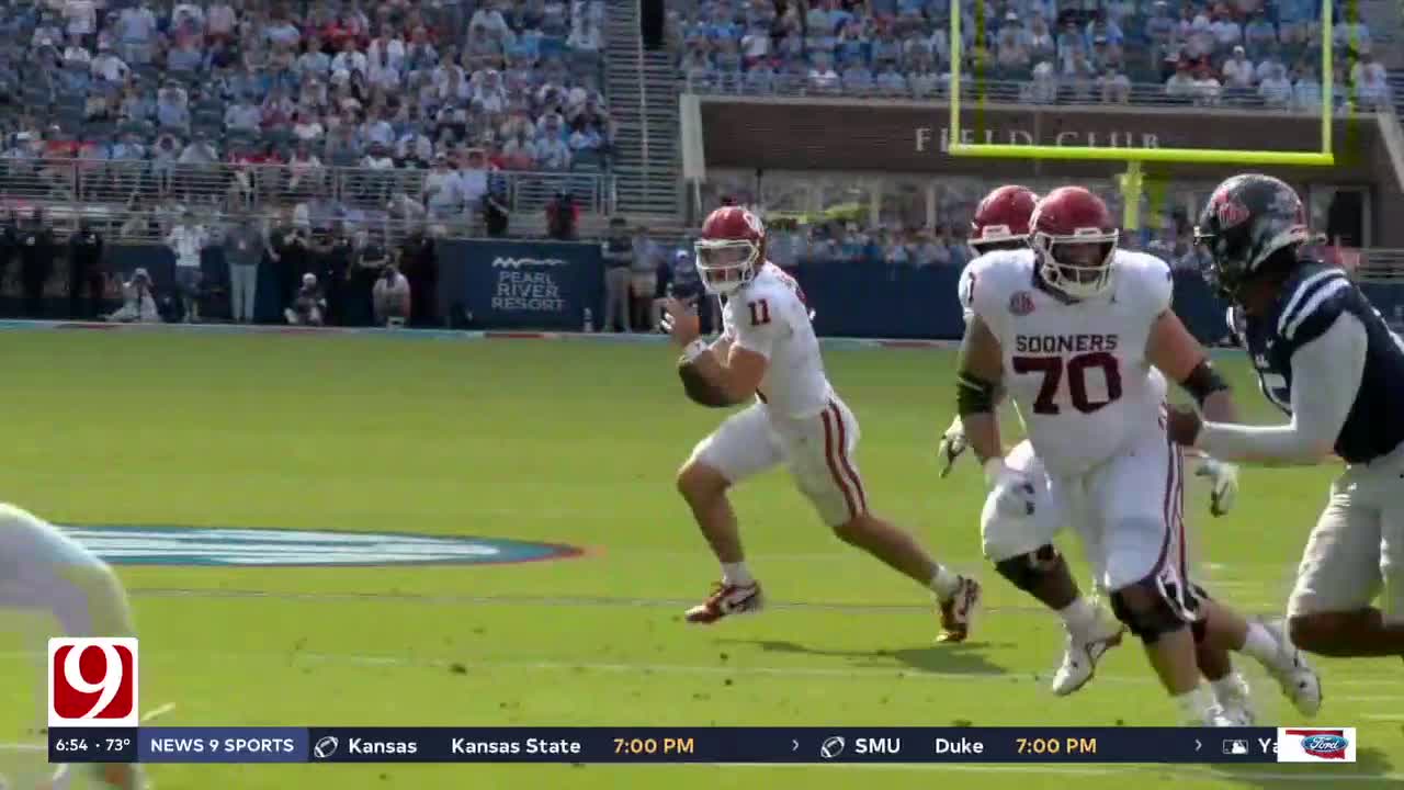 Sooners Stumble In 2nd Half As No. 18 Ole Miss Pulls Away For 26-14 Win