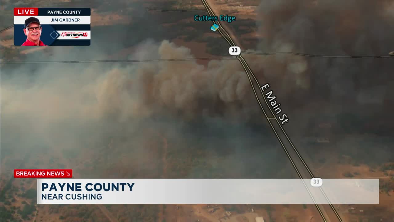 Crews Battle Grass Fire In SE Payne Co.