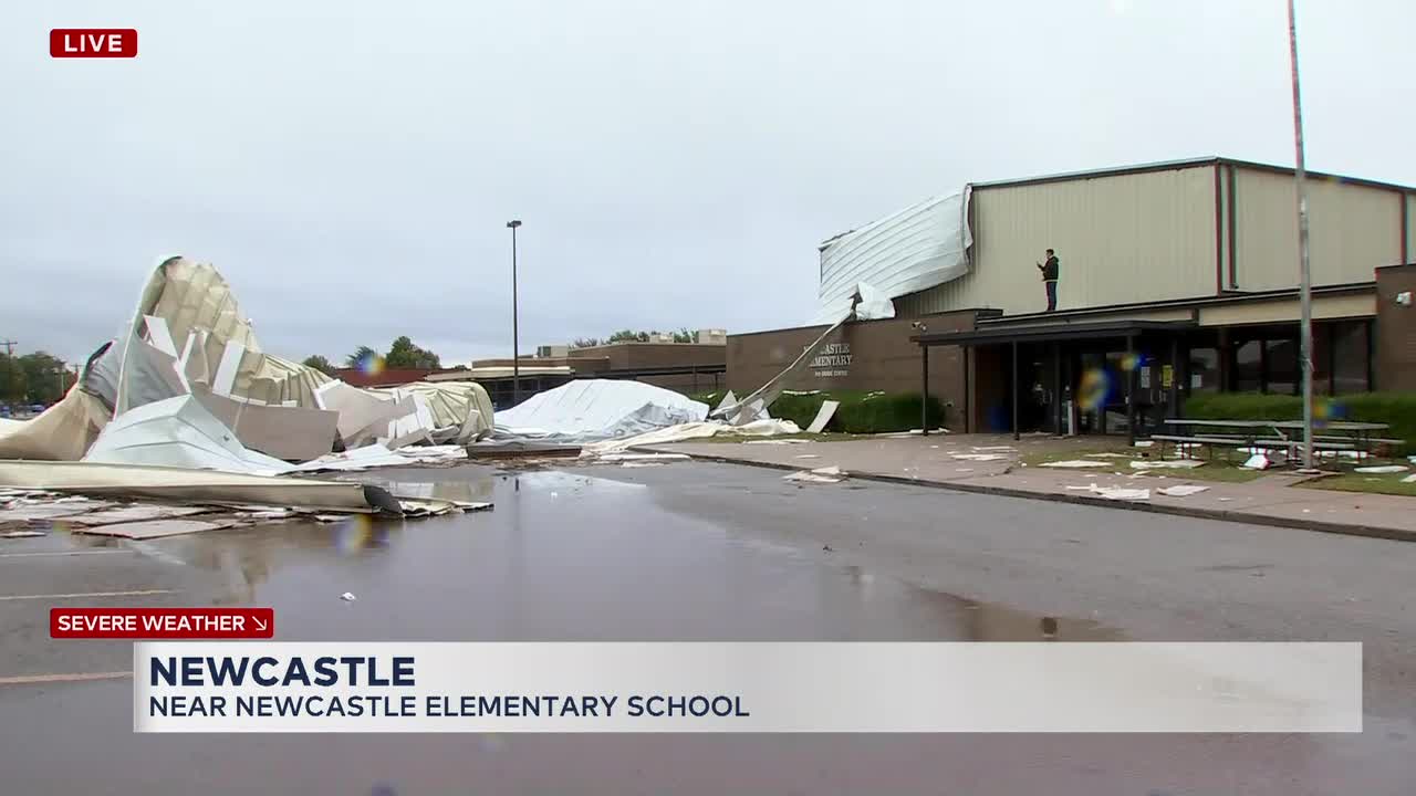 Newcastle Elementary Damaged From Tornado; State Supt. Ryan Walters Offers OSDE Resources