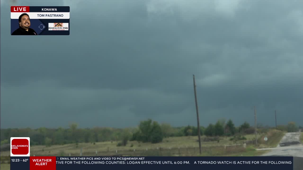 Mesocyclone Forms Over Seminole County