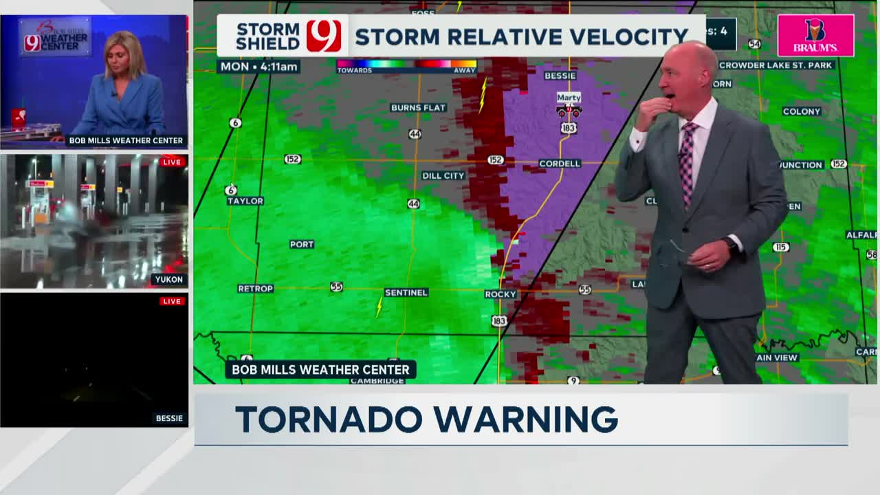 3 Tornadoes Confirmed In SW Oklahoma