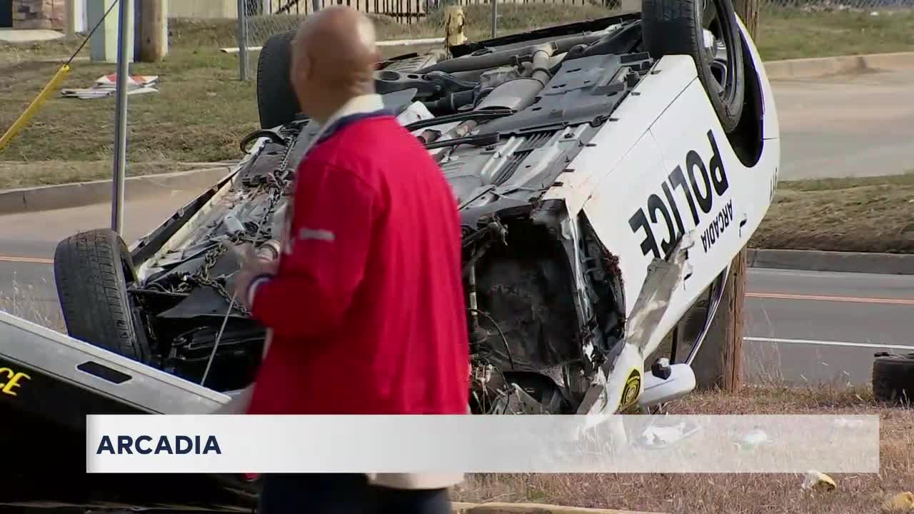 Arcadia Police Officer Involved In Crash At NE 36th And North Kelley Avenue