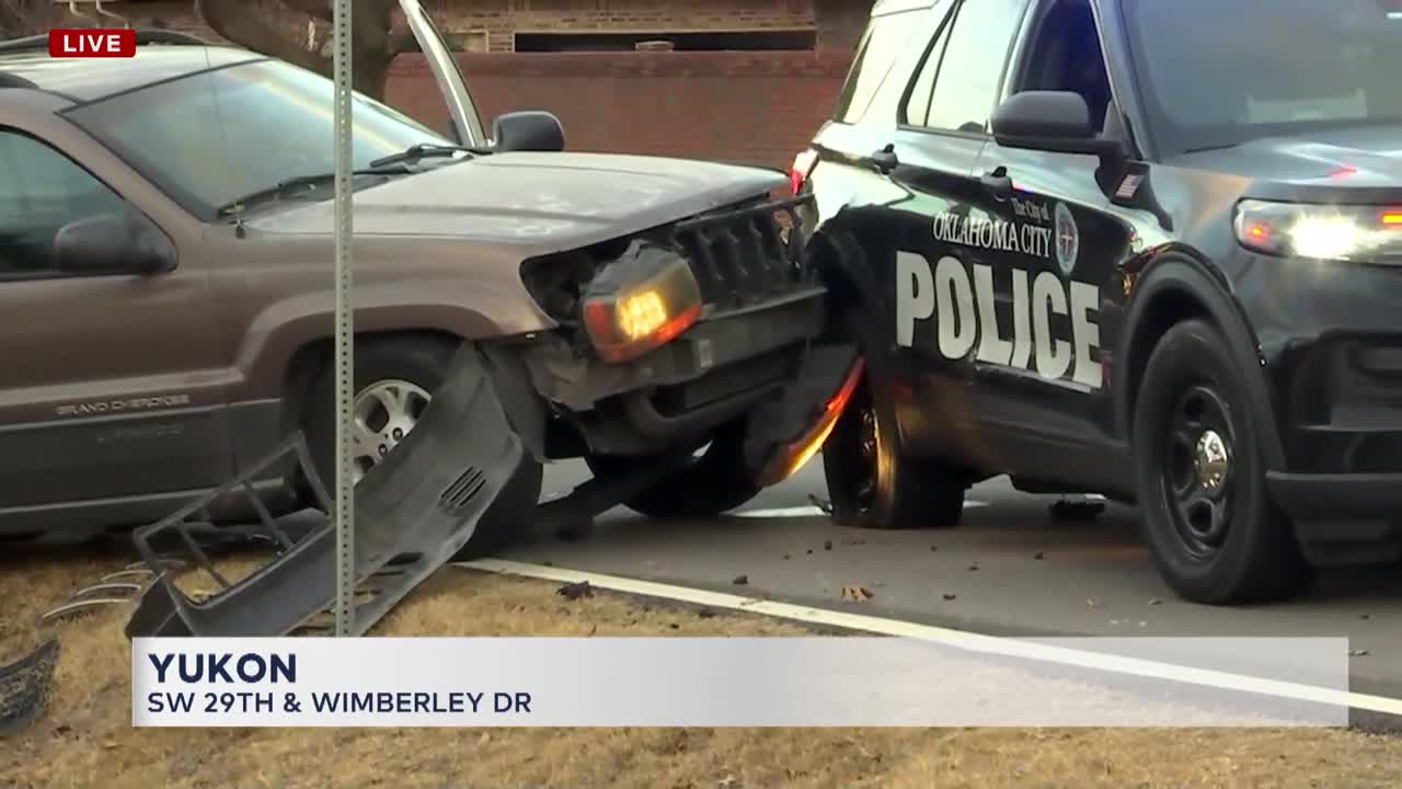 Officer Involved In SW Oklahoma City Car Accident, Traffic Affected