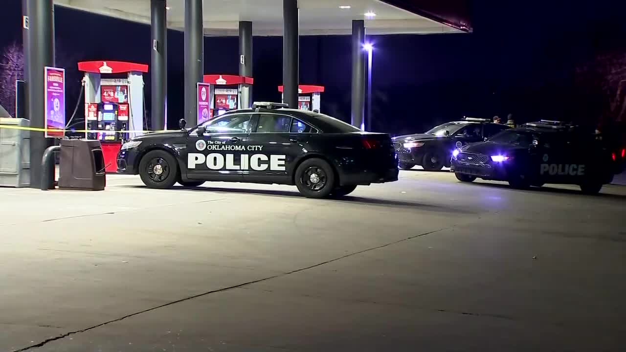 Police Respond To Shots Fired At Oklahoma City Gas Station